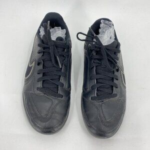 Nike Jr Tiempo Legends 9 Indoor Soccer Shoes Sneakers Black DA1332-004 4.5Y